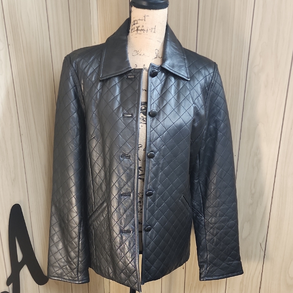 SIENA QUILTED LEATHER JACKET